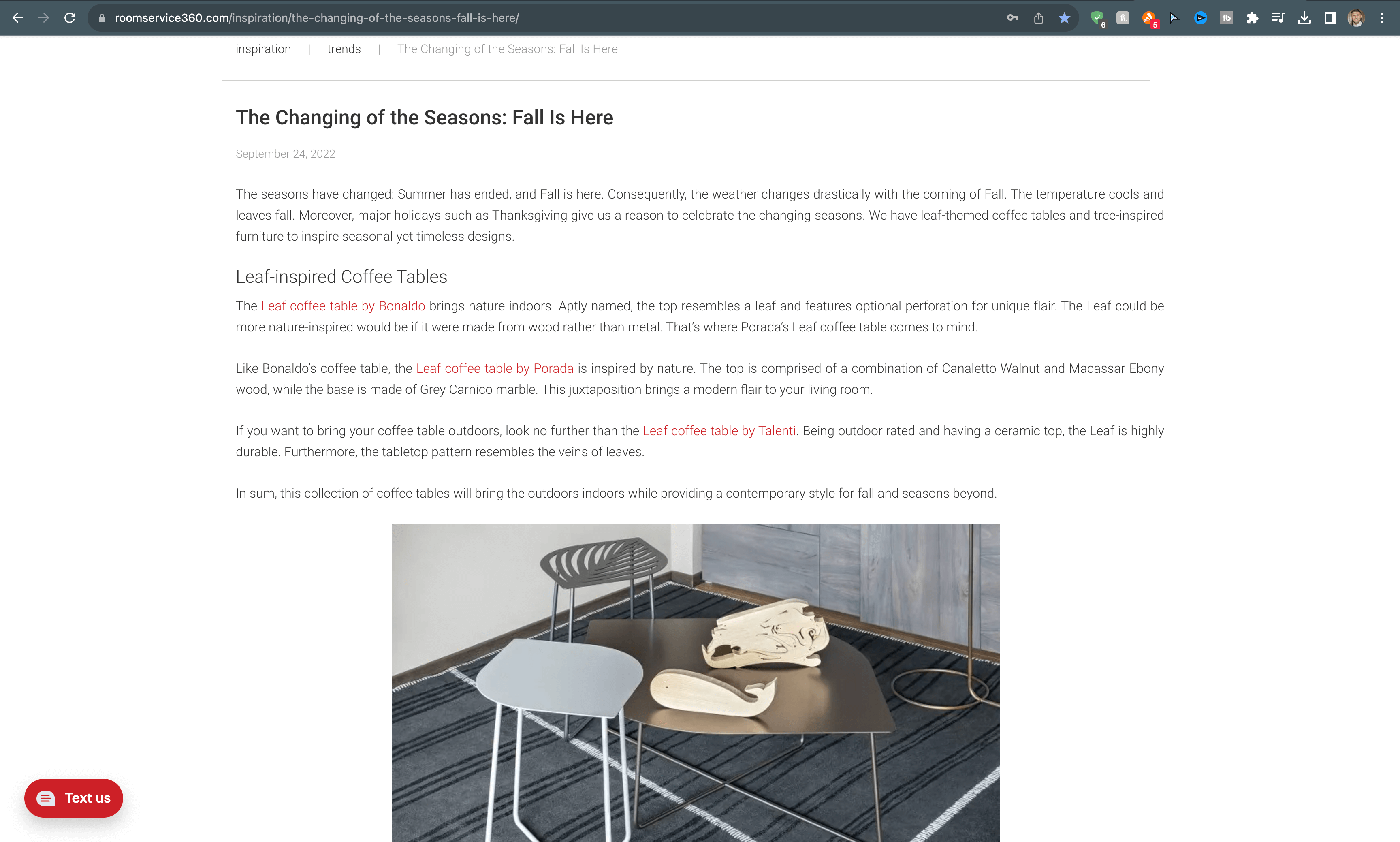 roomservice 360 Fall Blog